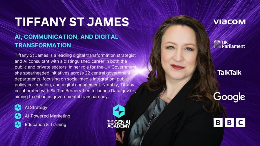 Tiffany St JamesApresentação de vendas